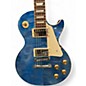 Used Gibson STANDARD '50S LES PAUL FIGURED TOP Blue Ghost Flames Solid Body Electric Guitar