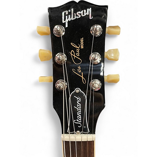 Used Gibson STANDARD '50S LES PAUL FIGURED TOP Blue Ghost Flames Solid Body Electric Guitar