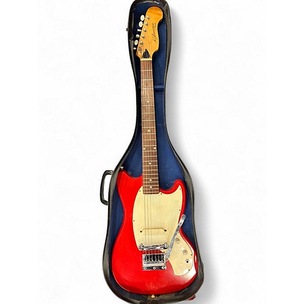 Vintage 1960s Kalamazoo KG-1 Red Solid Body Electric Guitar