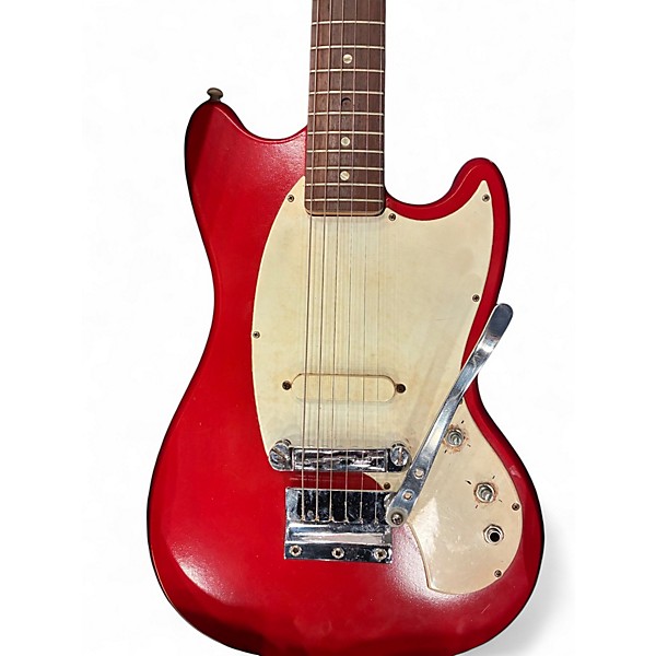 Vintage 1960s Kalamazoo KG-1 Red Solid Body Electric Guitar
