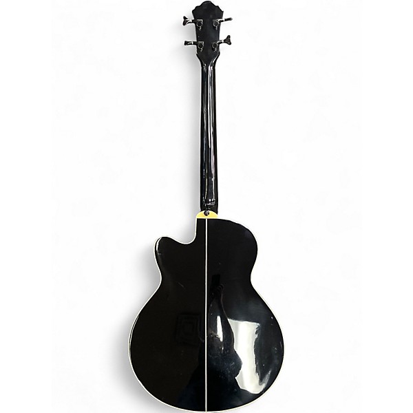 Used Ibanez AEB10BE Black Acoustic Bass Guitar