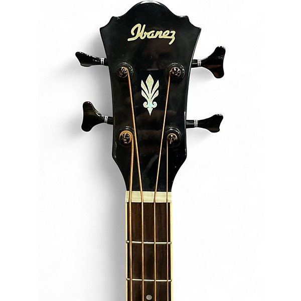 Used Ibanez AEB10BE Black Acoustic Bass Guitar