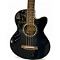 Used Ibanez AEB10BE Black Acoustic Bass Guitar