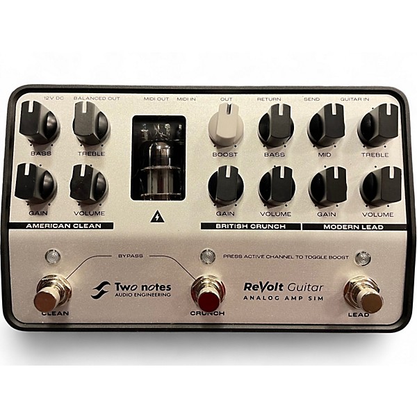 Used Two Notes REVOLT GUITAR ANALOG AMP SIM Battery Powered Amp