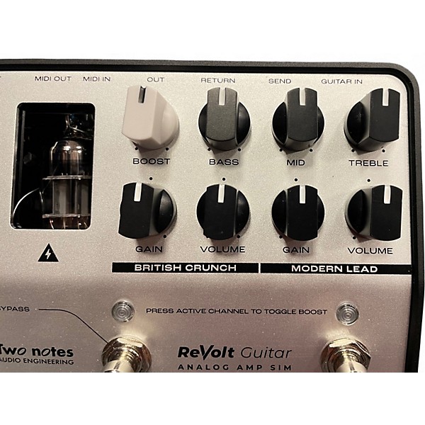 Used Two Notes REVOLT GUITAR ANALOG AMP SIM Battery Powered Amp