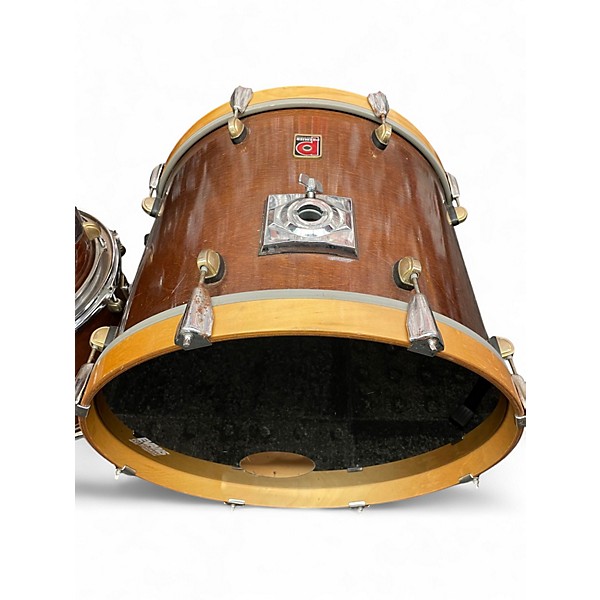 Used Premier 4 Piece 4 Piece XPK 75TH Anniversary 1997 walnut gloss Drum Kit Walnut Drum Kit