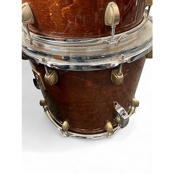 Used Premier 4 Piece 4 Piece XPK 75TH Anniversary 1997 walnut gloss Drum Kit Walnut Drum Kit