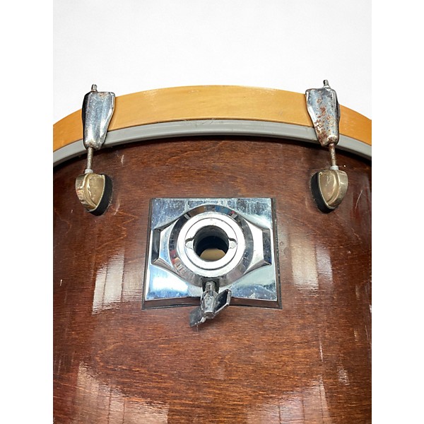 Used Premier 4 Piece 4 Piece XPK 75TH Anniversary 1997 walnut gloss Drum Kit Walnut Drum Kit