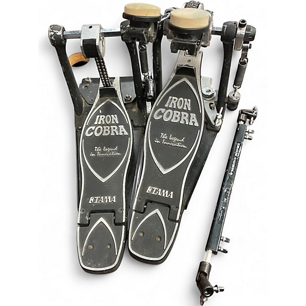 Used TAMA Iron Cobra double Kick pedal Double Bass Drum Pedal