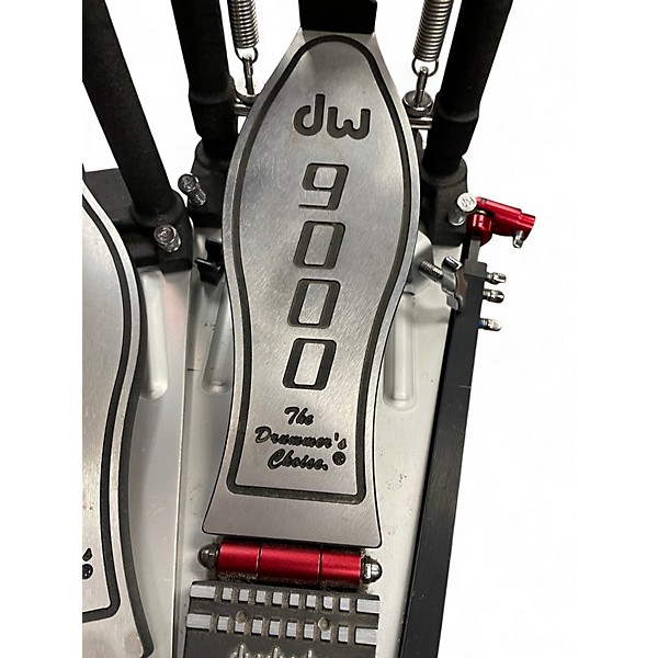 Used DW 9000 Series Double Double Bass Drum Pedal