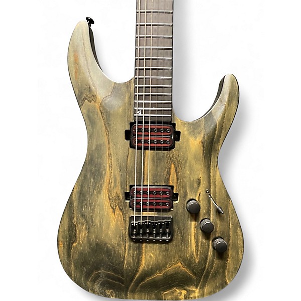 Used Schecter Guitar Research C1 Apocalypse Rustic Burst Solid Body Electric Guitar