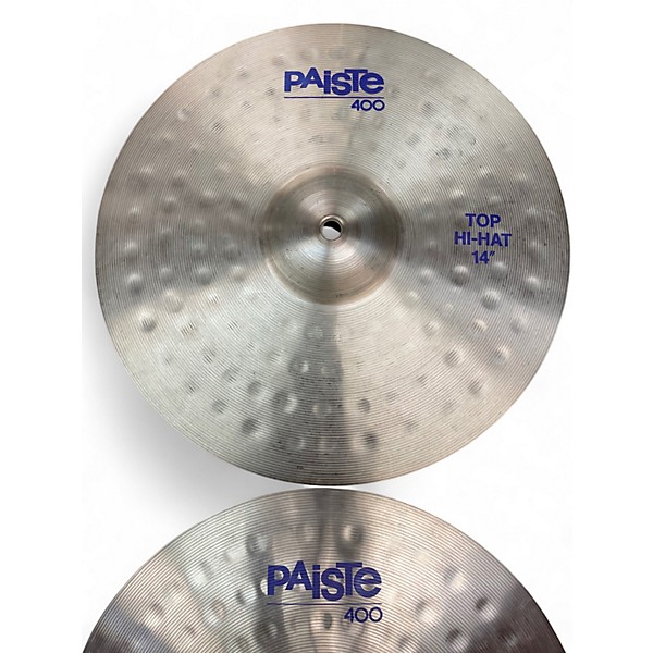 Used Paiste 14in 400 HI HAT PAIR Cymbal