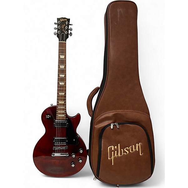 Used 2010 Gibson Les Paul Studio Wine Red Solid Body Electric Guitar