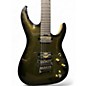 Used Schecter Guitar Research C1 FR 50th Anniversary Gold Solid Body Electric Guitar
