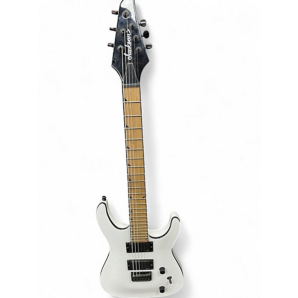 Used Jackson SLATHXMG M3 Snow White Solid Body Electric Guitar