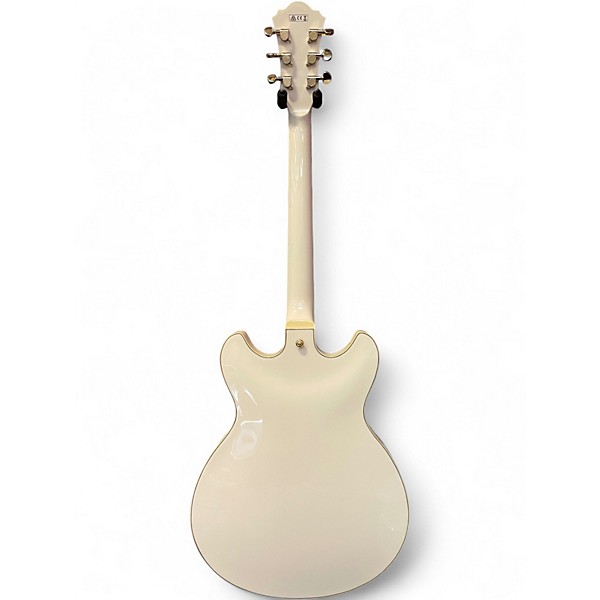 Used Ibanez AS73G White Hollow Body Electric Guitar