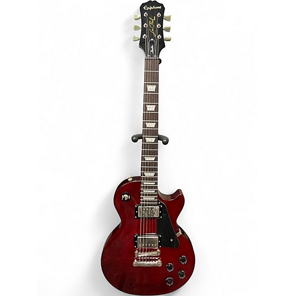 Used Epiphone Les Paul Studio Cherry Solid Body Electric Guitar