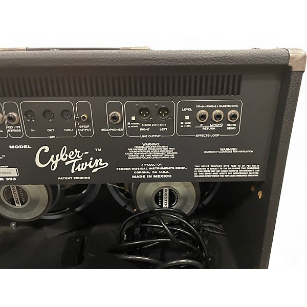Used Fender Cybertwin 130W 2x12 Guitar Combo Amp