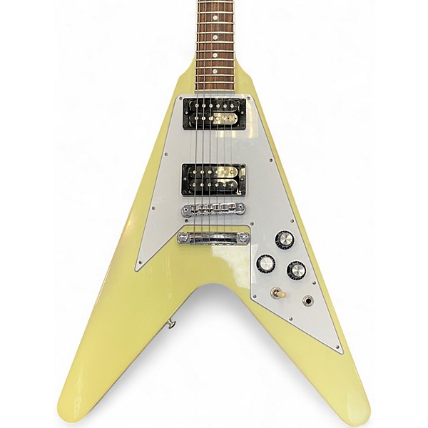 Used Gibson 70s Flying V Electric Guitar Classic White Solid Body Electric Guitar
