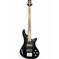 Used Schecter Guitar Research Stiletto Deluxe 4 String Black Electric Bass Guitar thumbnail