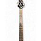 Used Schecter Guitar Research Stiletto Deluxe 4 String Black Electric Bass Guitar