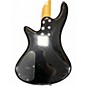 Used Schecter Guitar Research Stiletto Deluxe 4 String Black Electric Bass Guitar