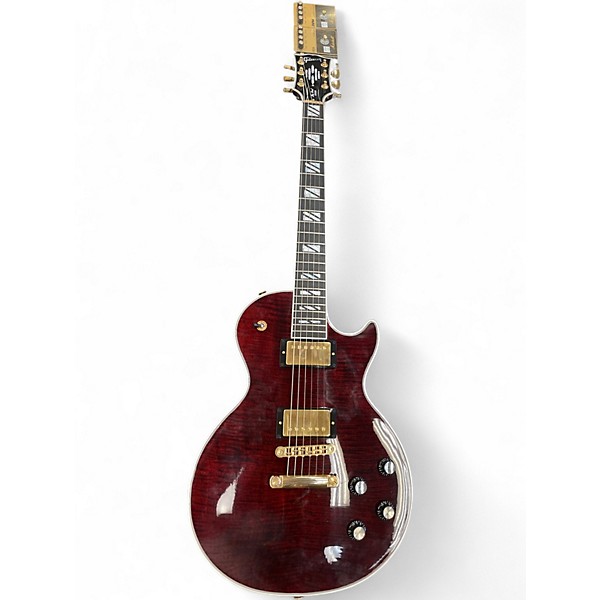 Used Gibson Les Paul Supreme Wine Red Solid Body Electric Guitar