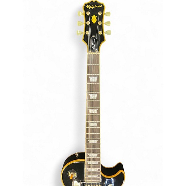 Used Epiphone Les Paul Custom Classic Ebony Solid Body Electric Guitar