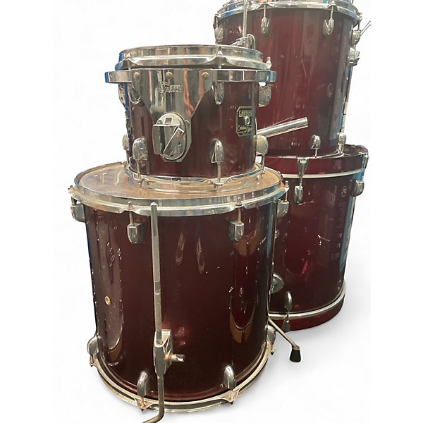 Used Gretsch Drums 7 Piece Catalina Wine Red Drum Kit