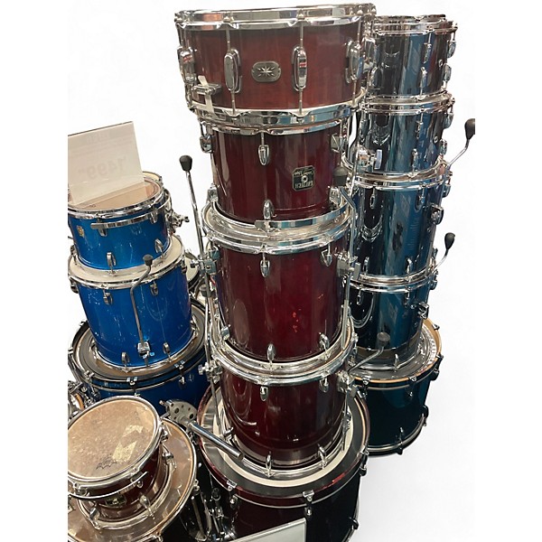 Used Gretsch Drums 7 Piece Catalina Wine Red Drum Kit