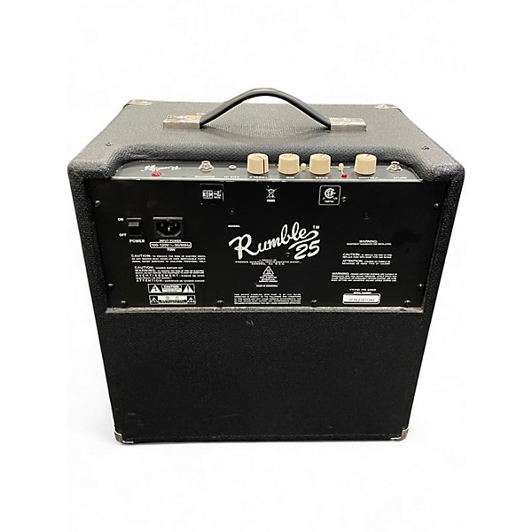 Used Fender RUMBLE 25 Bass Combo Amp