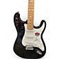 Used Indiana IE-1 Strat Black Solid Body Electric Guitar