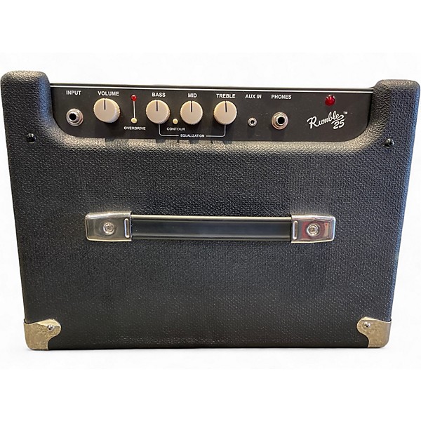 Used Fender Rumble 25 25W 1x8 Bass Combo Amp