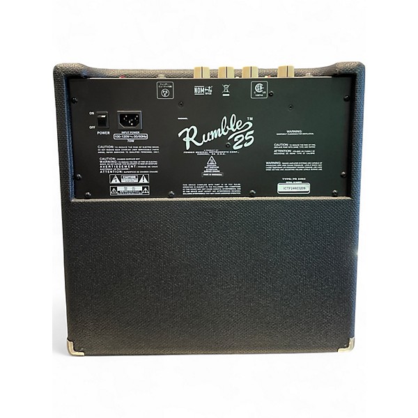 Used Fender Rumble 25 25W 1x8 Bass Combo Amp