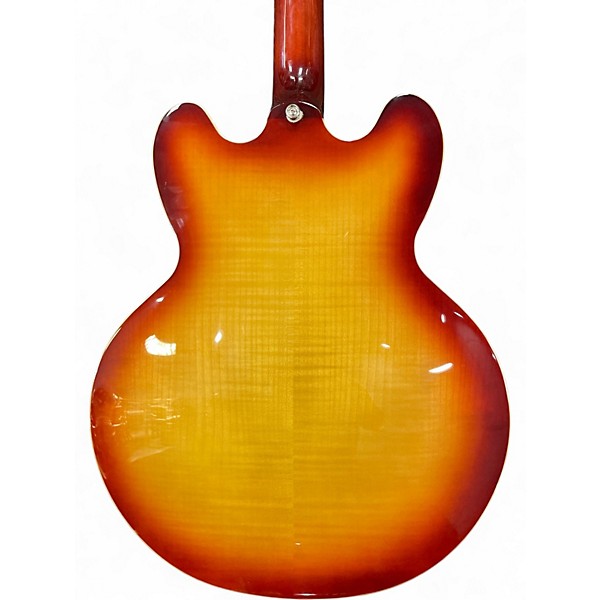 Used Epiphone ES335 2 Color Sunburst Hollow Body Electric Guitar