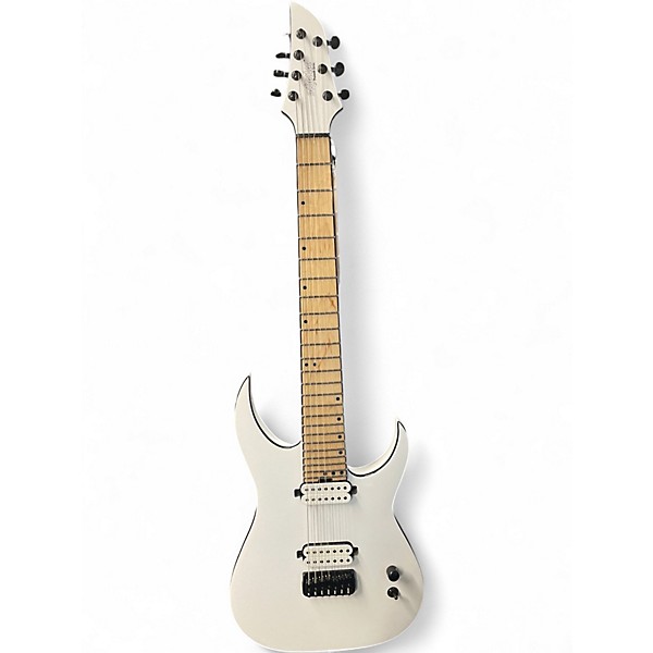 Used Schecter Guitar Research KM-7 MKIII Classic White Solid Body Electric Guitar