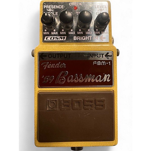 Used Fender 59 BASSMAN FBM1 Bass Effect Pedal