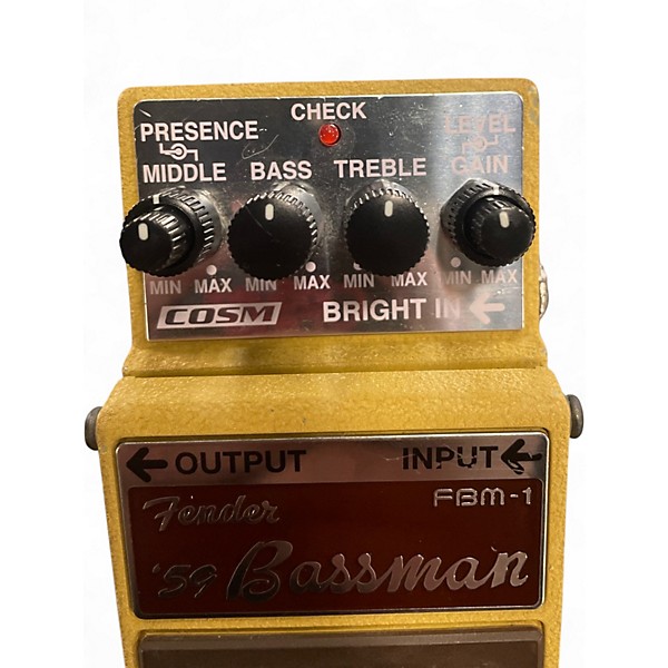 Used Fender 59 BASSMAN FBM1 Bass Effect Pedal