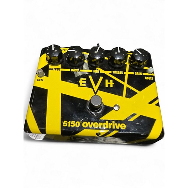 Used EVH 5150 OVERDRIVE BLACK AND YELLOW Effect Pedal