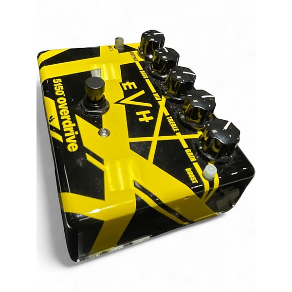Used EVH 5150 OVERDRIVE BLACK AND YELLOW Effect Pedal