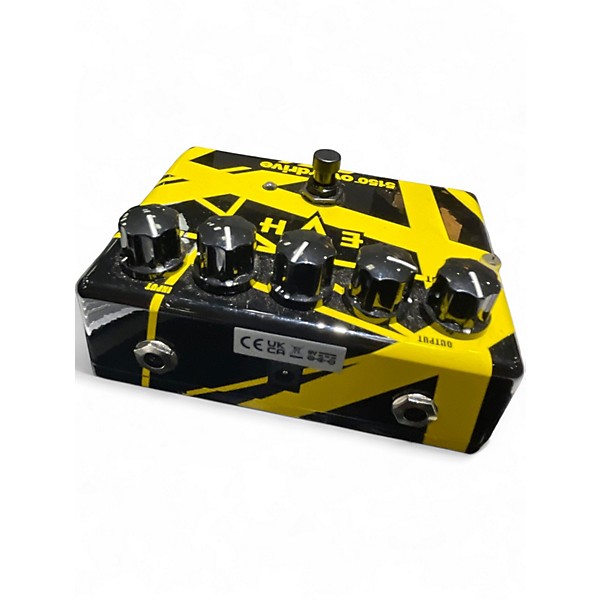 Used EVH 5150 OVERDRIVE BLACK AND YELLOW Effect Pedal