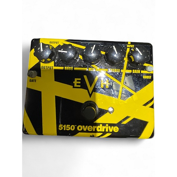 Used EVH 5150 OVERDRIVE BLACK AND YELLOW Effect Pedal