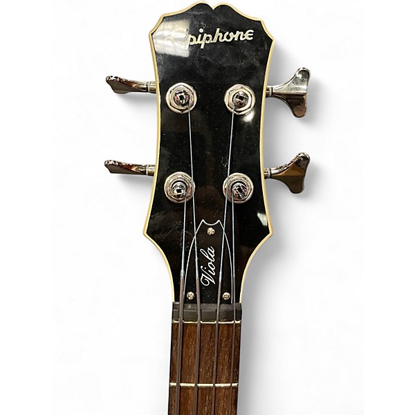 Used Epiphone Viola Sunburst Electric Bass Guitar