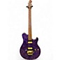 Used Ernie Ball Music Man Axis Super Sport HH Trans Purple Solid Body Electric Guitar thumbnail