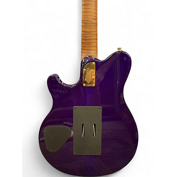 Used Ernie Ball Music Man Axis Super Sport HH Trans Purple Solid Body Electric Guitar
