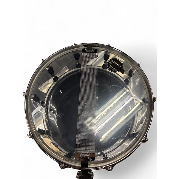 Used TAMA 14in Sound Lab Project Acrylic Snare Clear Drum