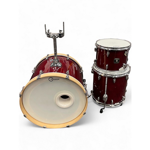 Used Gretsch Drums 3 Piece Catalina Maple Dark Cherry Burst Drum Kit