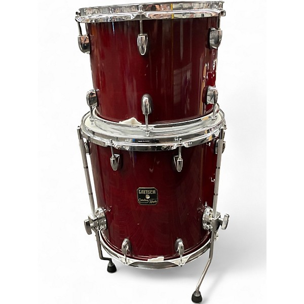 Used Gretsch Drums 3 Piece Catalina Maple Dark Cherry Burst Drum Kit