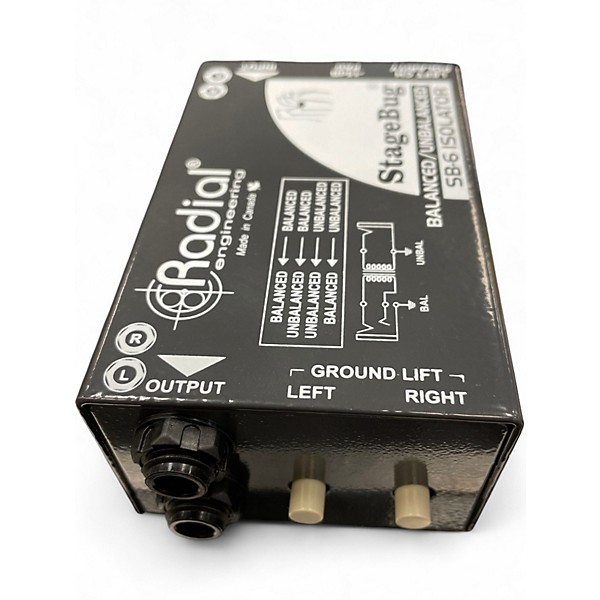 Used Radial Engineering STAGEBUG SB-6 Direct Box