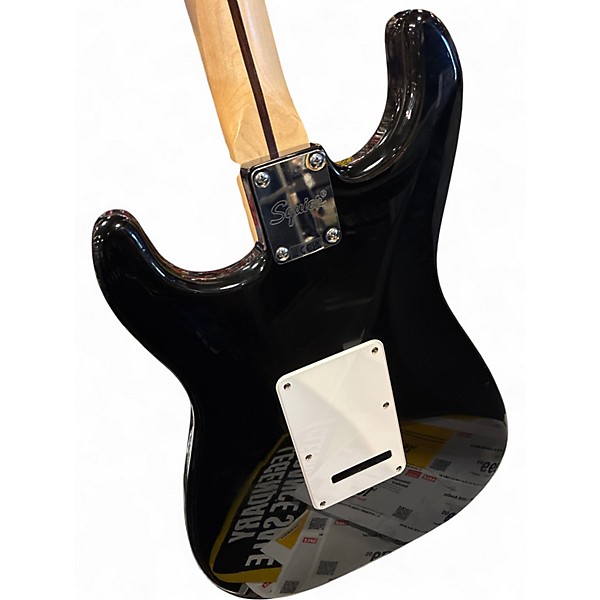 Used Squier Affinity Stratocaster Black Solid Body Electric Guitar
